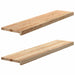 Trepte scari 2 buc Stejar masiv netratat 110x25x2 cm - WALTI WALTI