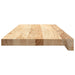 Trepte scari 2 buc Stejar masiv netratat 70x30x2 cm - WALTI WALTI