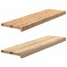 Trepte scari 2 buc Stejar masiv netratat 90x30x2 cm - WALTI WALTI