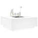 Măsuță de cafea cu LED infinity, alb, 100x100x40 cm - WALTI WALTI