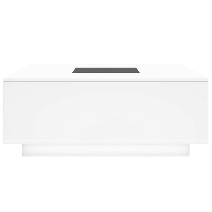 Măsuță de cafea cu LED infinity, alb, 100x100x40 cm - WALTI WALTI