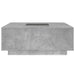 Măsuță de cafea cu LED infinity, gri beton, 100x100x40 cm - WALTI WALTI