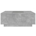 Măsuță de cafea cu LED infinity, gri beton, 100x100x40 cm - WALTI WALTI