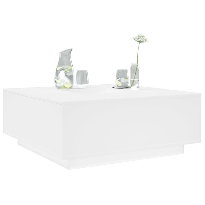 Măsuță de cafea alb 100x100x40 cm lemn prelucrat - WALTI WALTI