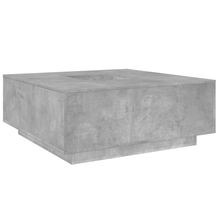 Măsuță de cafea gri beton 100x100x40 cm lemn prelucrat - WALTI WALTI