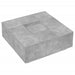 Măsuță de cafea gri beton 100x100x40 cm lemn prelucrat - WALTI WALTI