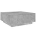 Măsuță de cafea gri beton 100x100x40 cm lemn prelucrat - WALTI WALTI
