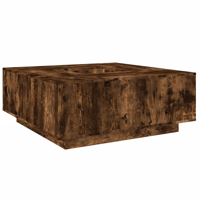 Măsuță de cafea stejar fumuriu 100x100x40 cm din lemn prelucrat - WALTI WALTI