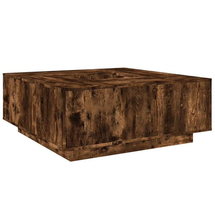 Măsuță de cafea stejar fumuriu 100x100x40 cm din lemn prelucrat - WALTI WALTI
