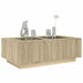 Măsuță de cafea cu LED infinity, stejar sonoma, 116x69x40 cm - WALTI WALTI