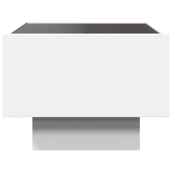 Noptieră cu LED infinity, alb, 40x40x30 cm - WALTI WALTI