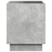 Noptieră cu LED infinity, gri beton, 40x40x50 cm - WALTI WALTI