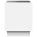 Noptieră cu LED infinity, alb, 50x50x50 cm - WALTI WALTI