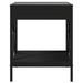 Noptieră cu LED infinity, negru, 40x40x49 cm - WALTI WALTI
