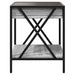 Noptieră cu LED infinity, gri sonoma, 40x40x49 cm - WALTI WALTI