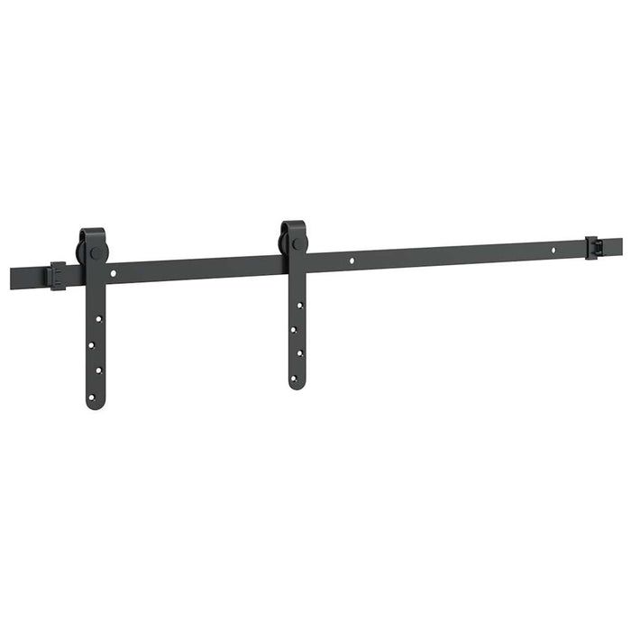 Set uși glisante pentru dulap 91 cm oțel carbon WALTI