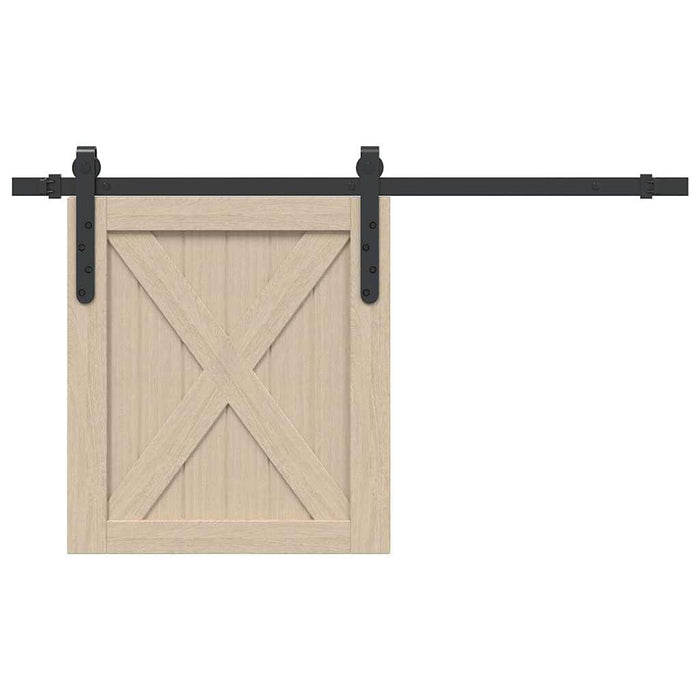 Set uși glisante pentru dulap 91 cm oțel carbon WALTI