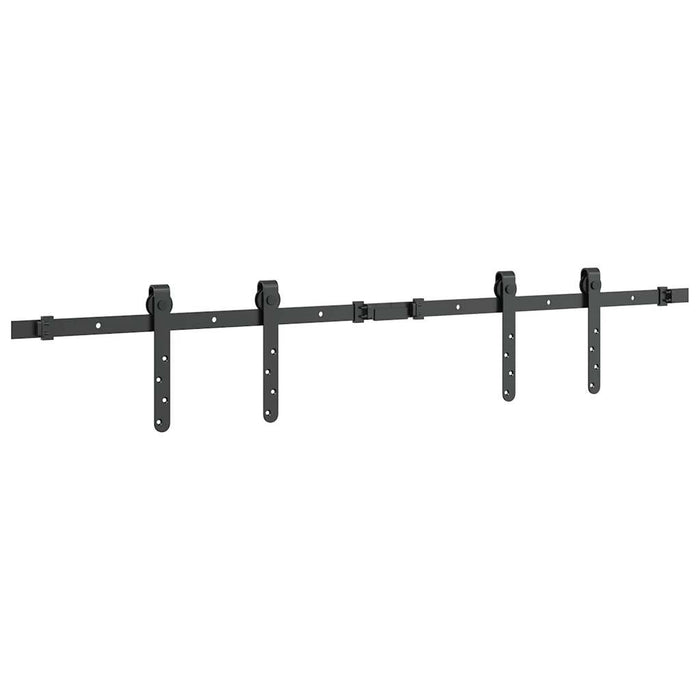 Set uși glisante pentru dulap 122 cm oțel carbon - WALTI WALTI