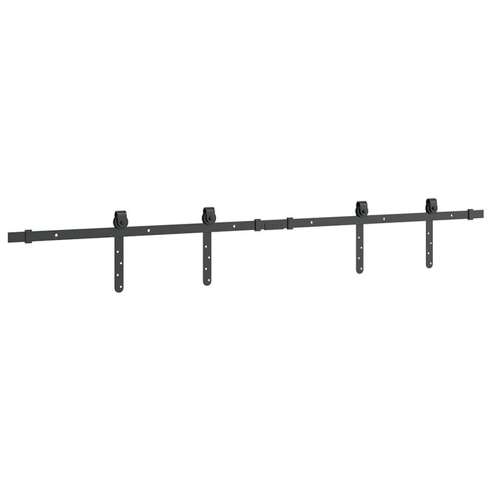 Set uși glisante pentru dulap 152 cm oțel carbon WALTI