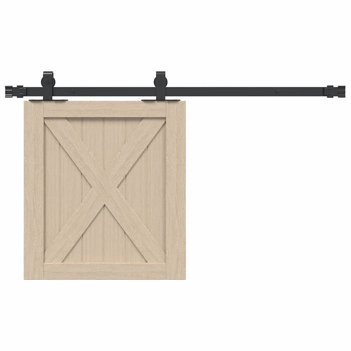 Set uși glisante pentru dulap 91 cm oțel carbon WALTI