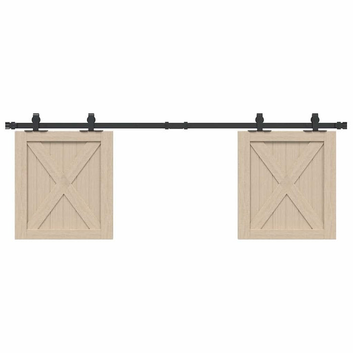 Set uși glisante pentru dulap 152,5 cm oțel carbon - WALTI WALTI