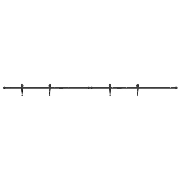 Set uși glisante pentru dulap 244 cm oțel carbon WALTI