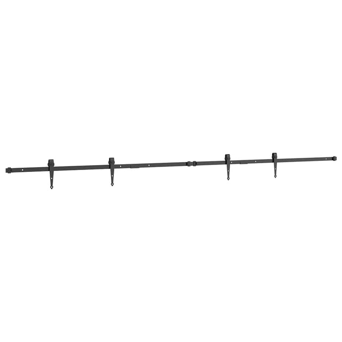 Set uși glisante pentru dulap 244 cm oțel carbon WALTI