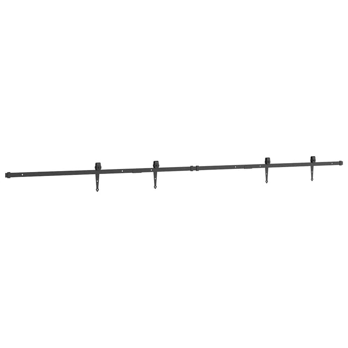 Set uși glisante pentru dulap 244 cm oțel carbon WALTI