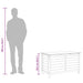 Cutie de perne de exterior, 99x50x56,5 cm, lemn masiv de brad - WALTI WALTI