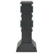 Coloană priză de exterior cu 4 căi, negru/verde, 16x16x39,5 cm - WALTI WALTI