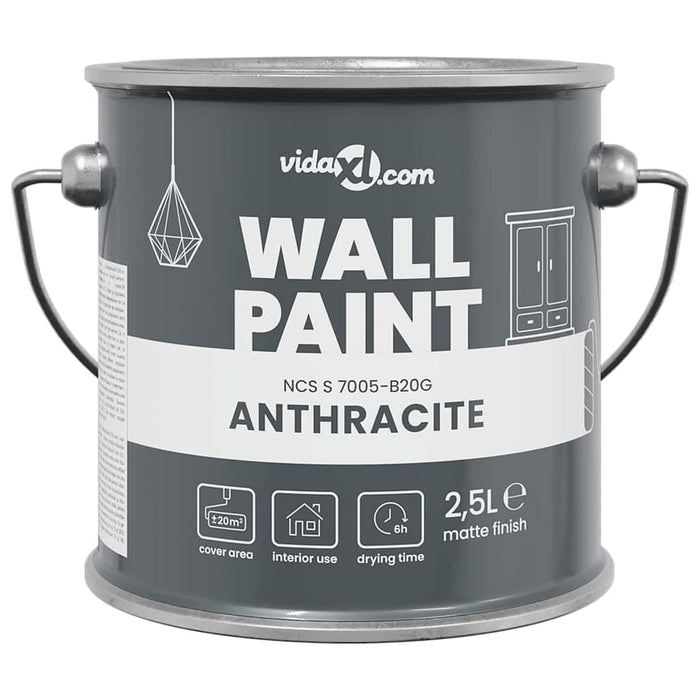 Vopsea de perete Gri 2,5 L Print pe perete - WALTI WALTI