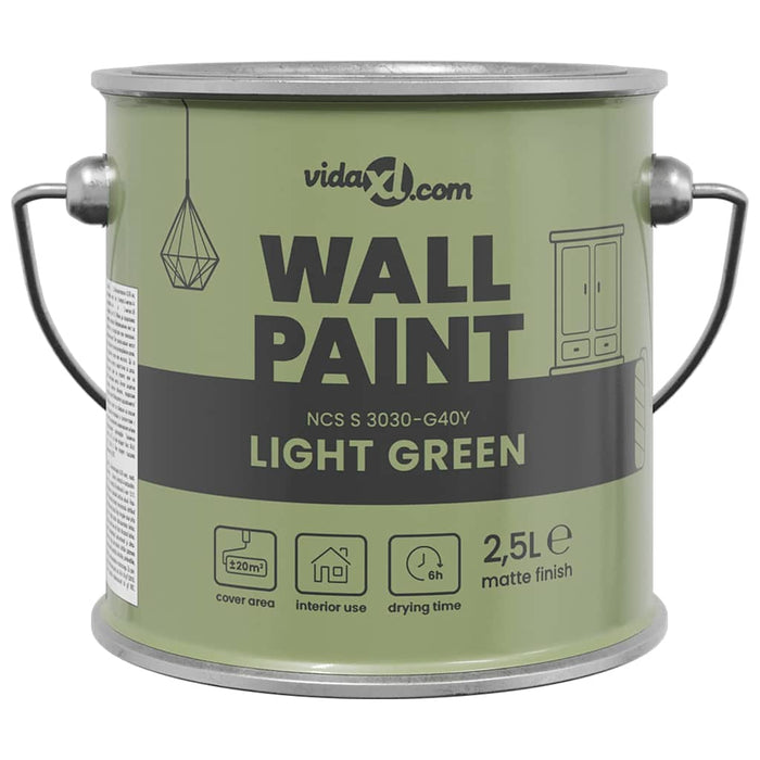 Vopsea de perete Verde 2,5 L Print pe perete - WALTI WALTI