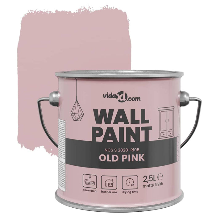 Vopsea de perete Roz 2,5 L Print pe perete - WALTI WALTI