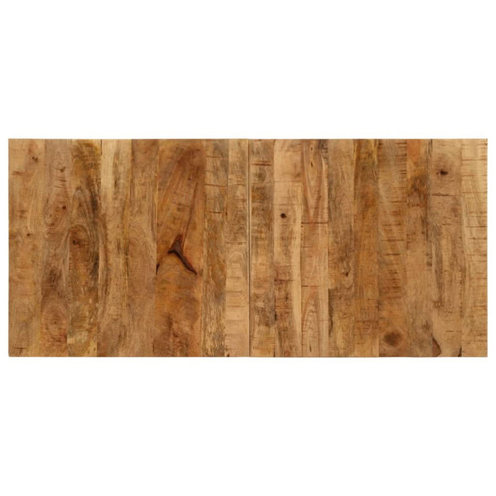 Masă bar stil tractor roșu/maro 55x120x107 cm lemn masiv mango - WALTI WALTI
