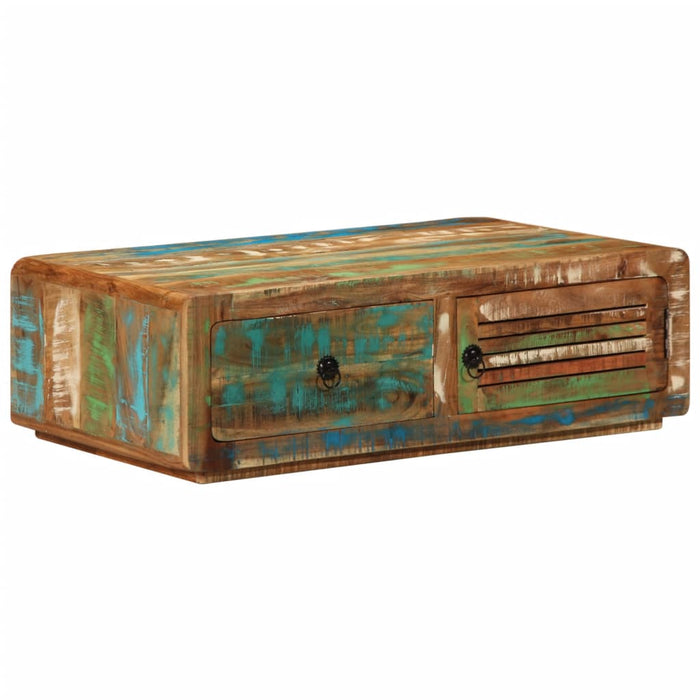 Măsuță de cafea, 89x55x29 cm, lemn masiv reciclat - WALTI WALTI