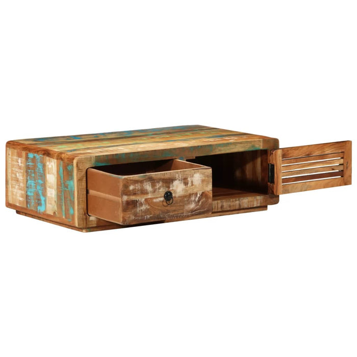 Măsuță de cafea, 89x55x29 cm, lemn masiv reciclat - WALTI WALTI