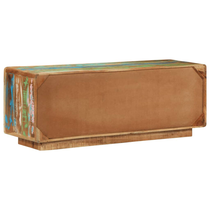 Comodă TV, 110x30x40 cm, lemn masiv reciclat WALTI