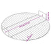 Grill de grătar cu mânere, rotund, Ø44,5 cm oțel inoxidabil 304 - WALTI WALTI