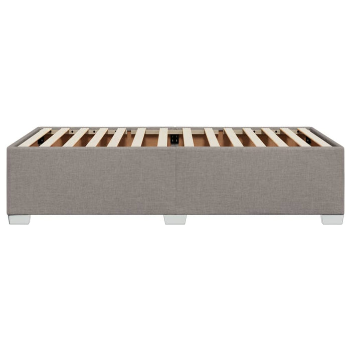 Cadru de pat fără saltea Taupe 80x200 cm țesătură - WALTI WALTI