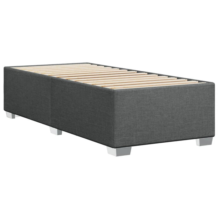 Cadru de pat fără saltea, gri închis, 90x190 cm, textil - WALTI WALTI