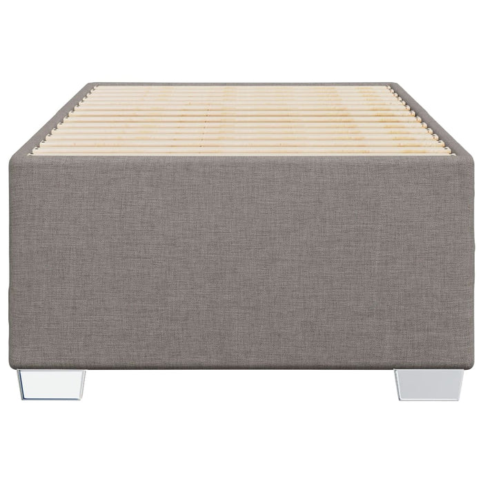 Cadru de pat fără saltea Taupe 90x200 cm țesătură - WALTI WALTI
