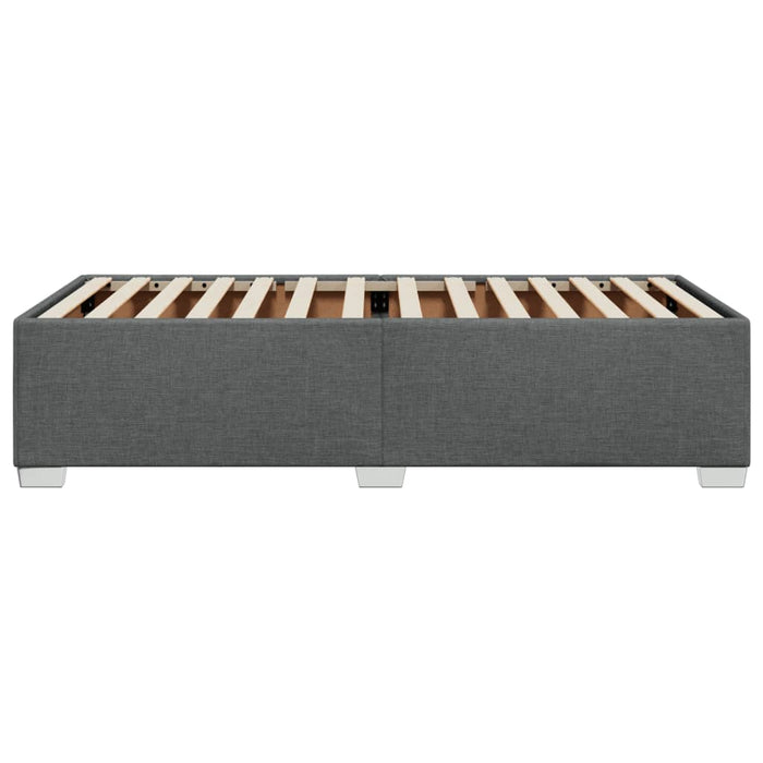 Cadru de pat fără saltea, gri închis, 100x200 cm, textil - WALTI WALTI