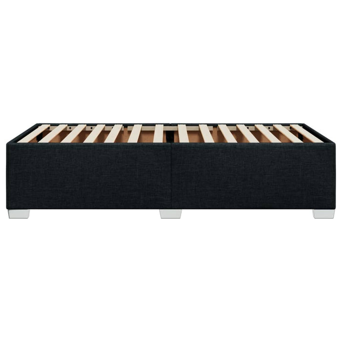Cadru de pat fără saltea, negru, 100x200 cm, textil - WALTI WALTI