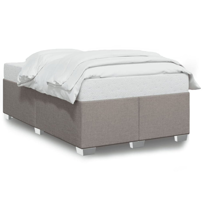 Cadru de pat fără saltea Taupe 120x190 cm țesătură WALTI