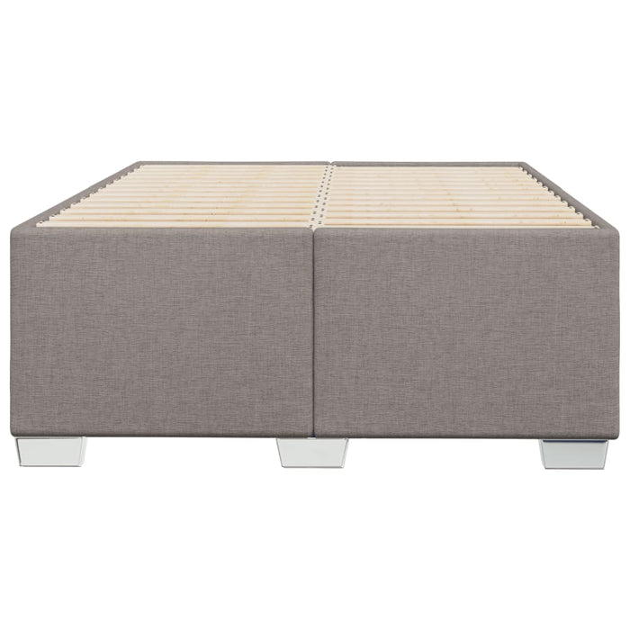 Cadru de pat fără saltea Taupe 120x190 cm țesătură WALTI