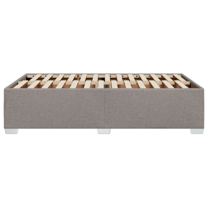 Cadru de pat fără saltea Taupe 120x190 cm țesătură WALTI