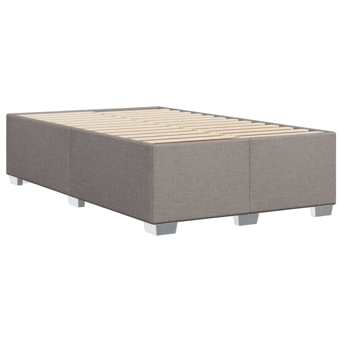 Cadru de pat fără saltea Taupe 120x190 cm țesătură WALTI
