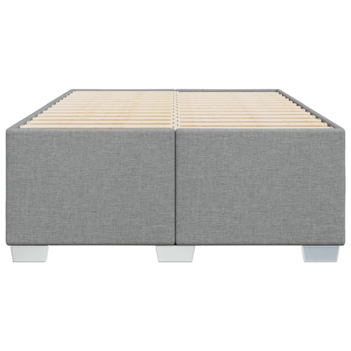 Cadru de pat fără saltea, gri deschis, 120x200 cm, textil - WALTI WALTI