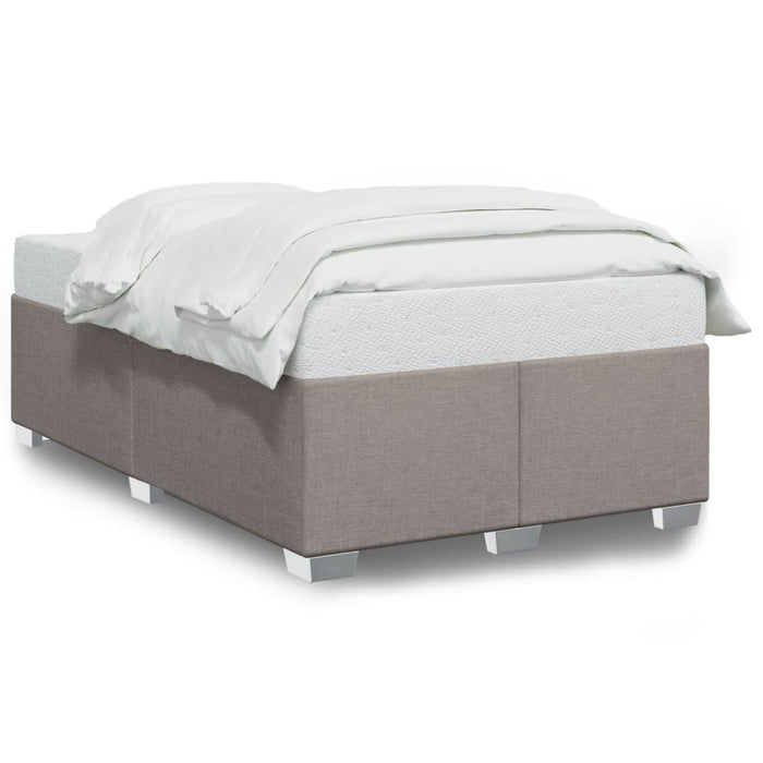 Cadru de pat fără saltea, gri taupe, 120x200 cm, textil - WALTI WALTI