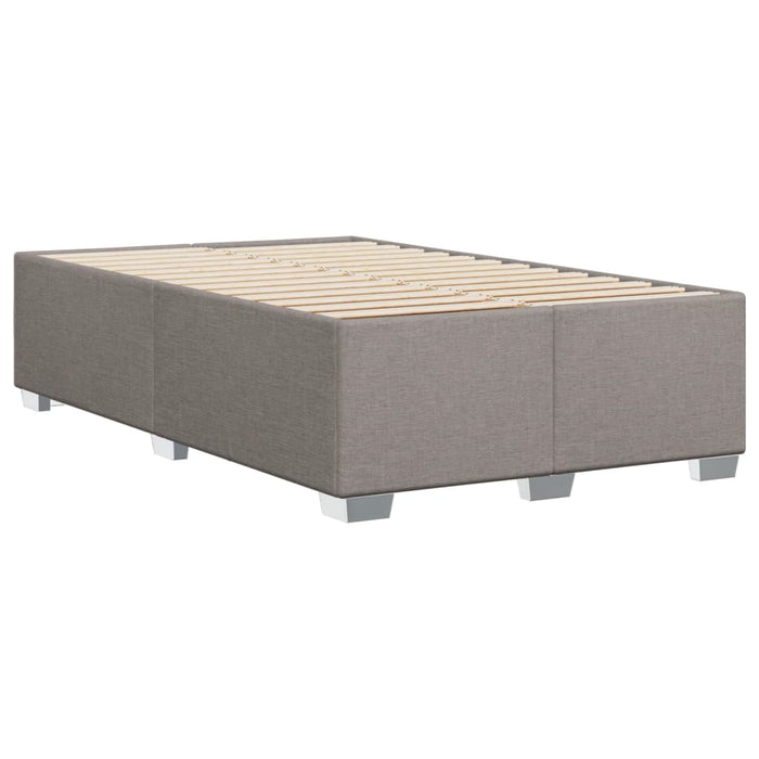 Cadru de pat fără saltea, gri taupe, 120x200 cm, textil - WALTI WALTI